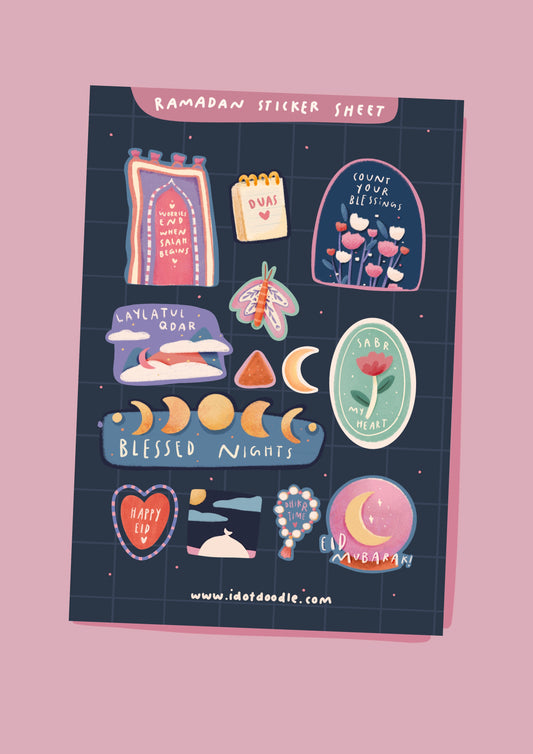 Idotdoodle Ramadan Sticker Sheet