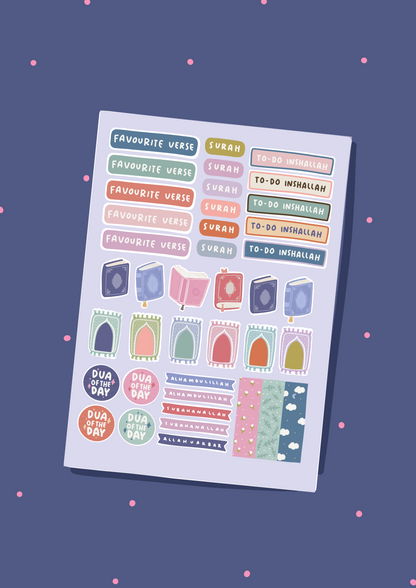 Increase My Knowledge - Journal + 2 x Sticker Sheets